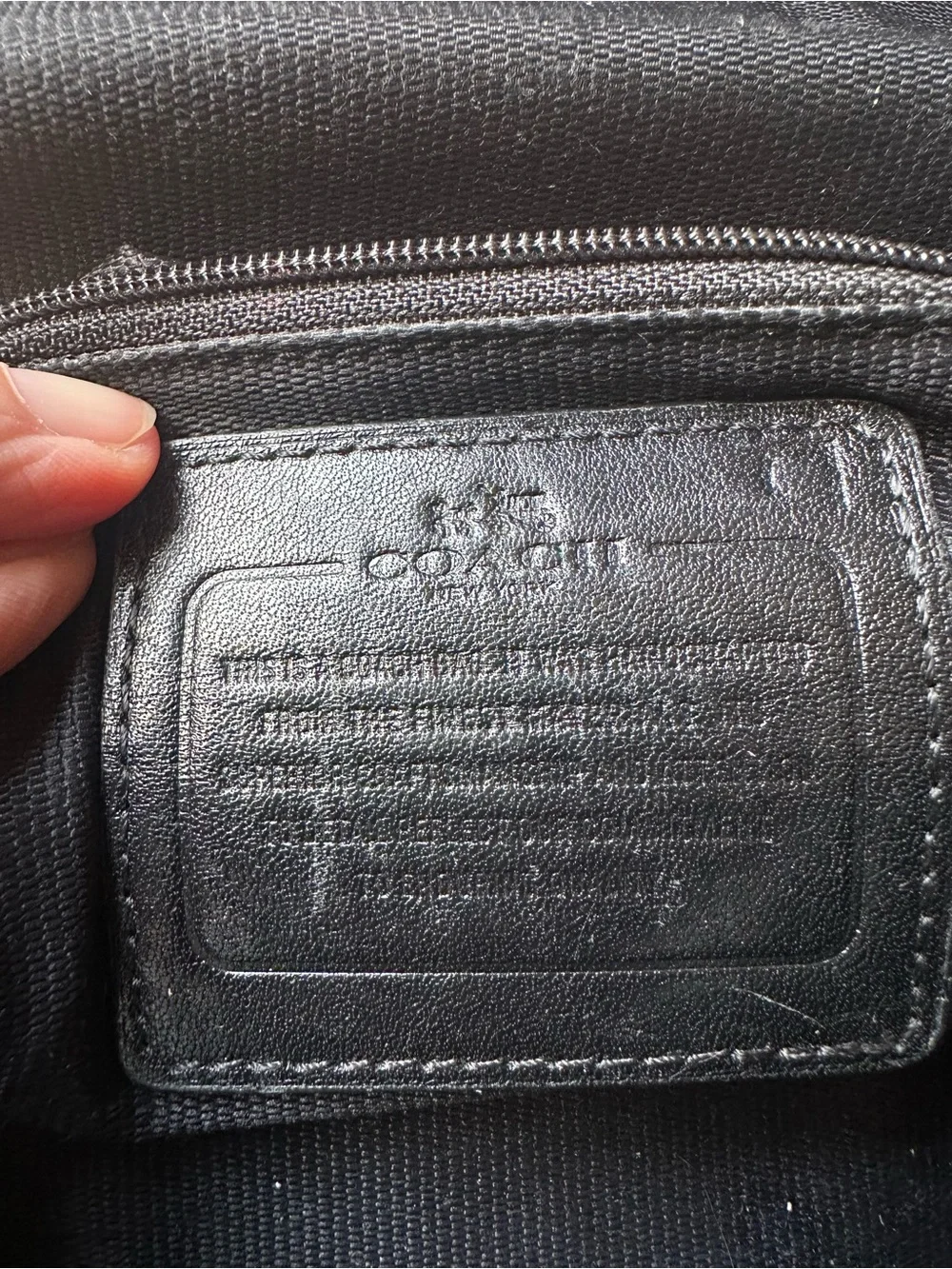 Coach Ranger Flap Black Leather  Shoulder or Crossbody Bag with Chain Strap